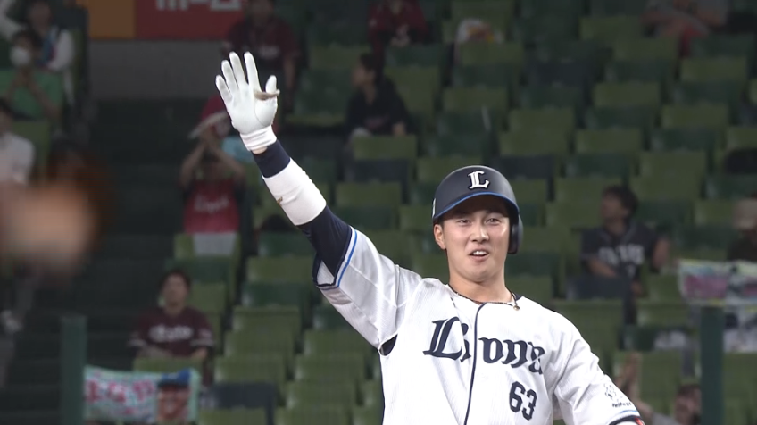 7回裏・L長谷川信哉 フェンス直撃の2点タイムリー2ベースでリードを広げる!!