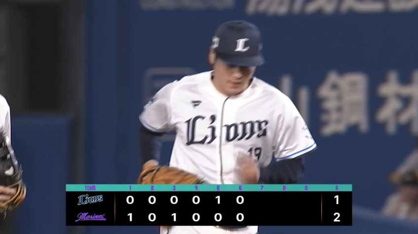 6回裏・L佐藤隼輔 連打でピンチを迎えて登板も無失点で抑える!!