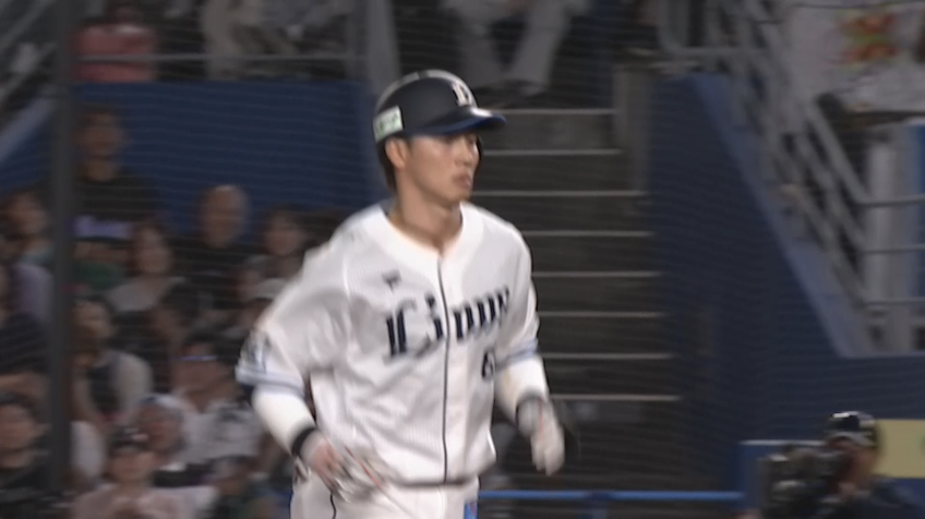 8回表・M長谷川信哉 確実に決める一打の犠牲フライで同点!!