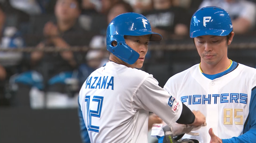 1回裏・F矢澤宏太 一二塁間を破るタイムリーで初回から先制!!