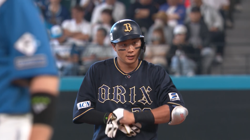 2回表・B廣岡大志 復帰後初ヒットとなる右中間への2ベースを放つ!!