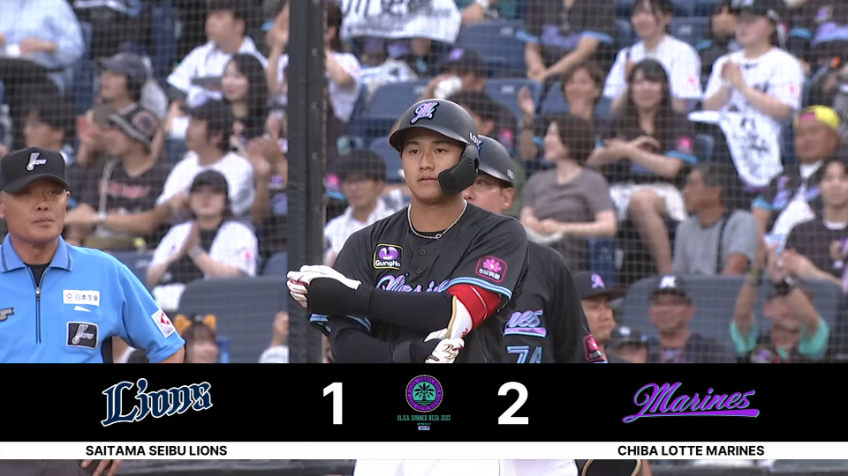 1回裏・M西川史礁 詰まりながら運んだ!! レフトへのタイムリー!!