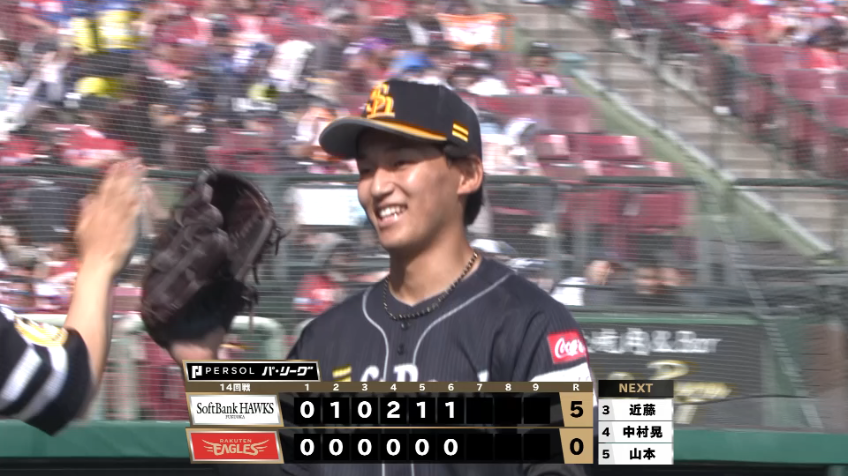 6回裏・H前田悠伍 なんとトリプルプレーで6回を投げ無失点!!