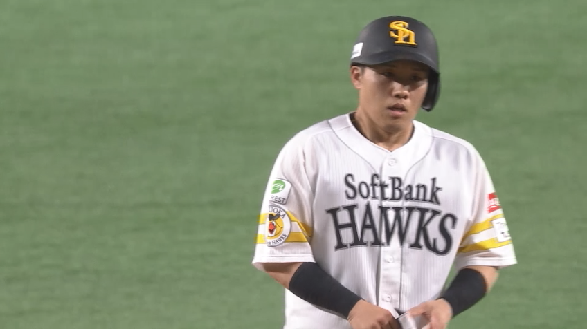 7回裏・H海野隆司 自身を祝うバースデータイムリー2ベースヒットを放つ!!