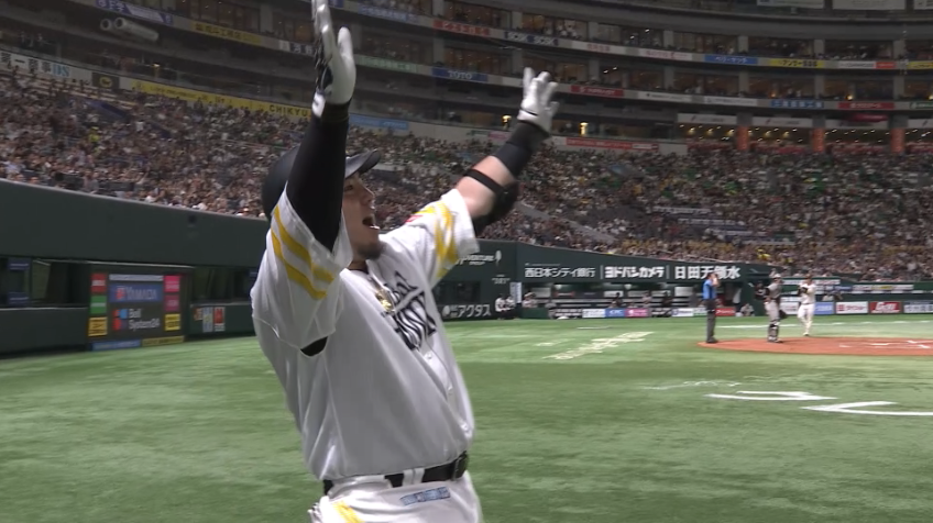 8回裏・H山川穂高 ダメ押しとなるソロホームラン!!