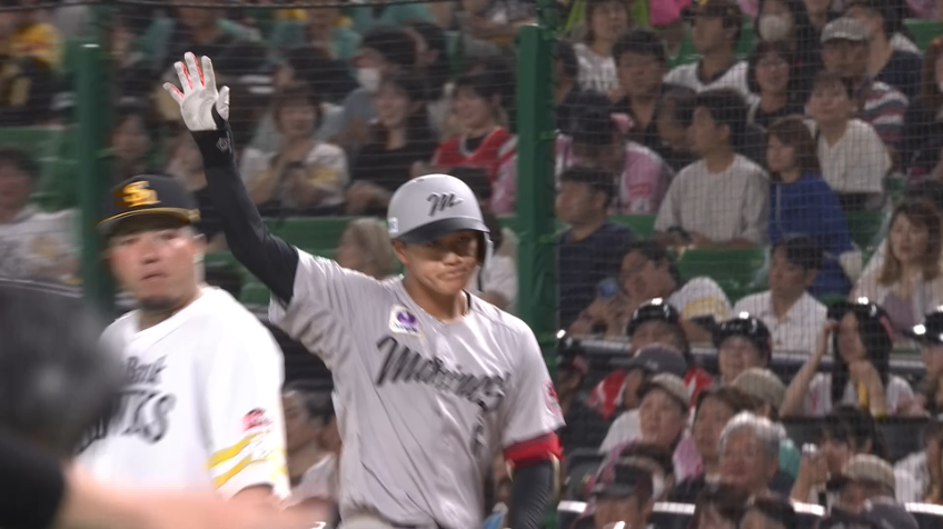 9回表・M西川史礁 レフト前ヒットを放ち、本日猛打賞!!