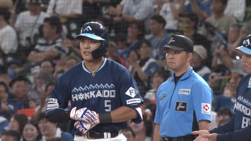 1回表・F野村佑希 初回から猛攻!! センターへの2点タイムリーヒット!!