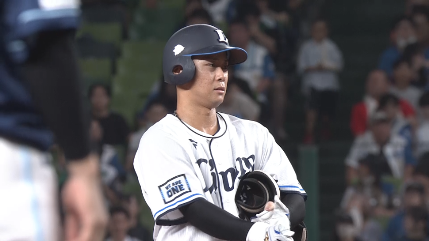 3回裏・L平沢大河 移籍後初となるライトへの2ベースヒット!!