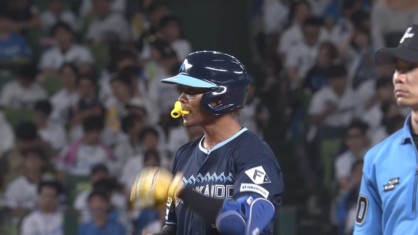 5回表・F水谷瞬 本日2本目の2ベースヒットで追加点!!