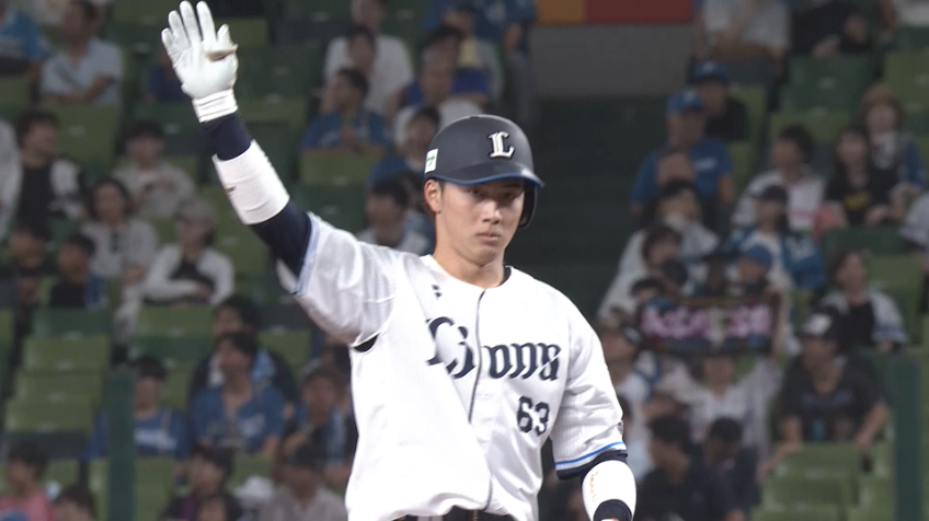 2回裏・L長谷川信哉 変化球を捉え1点を返す!!
