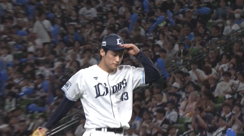 7回表・L羽田慎之介 1回を2奪三振を含む3者凡退に抑える!!