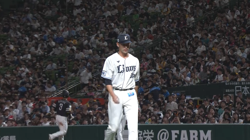 9回表・L中村祐太 流れを呼び込む無失点ピッチング!!