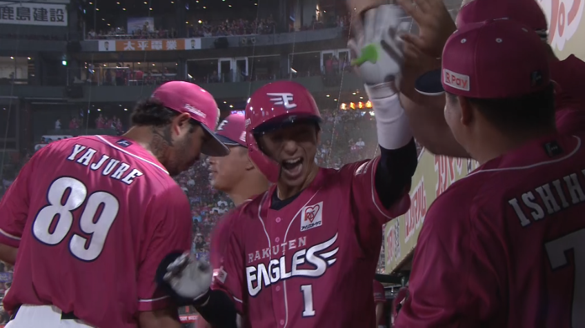 4回裏・E宗山塁 変化球を振りぬいた!! 右中間へのソロホームラン!!