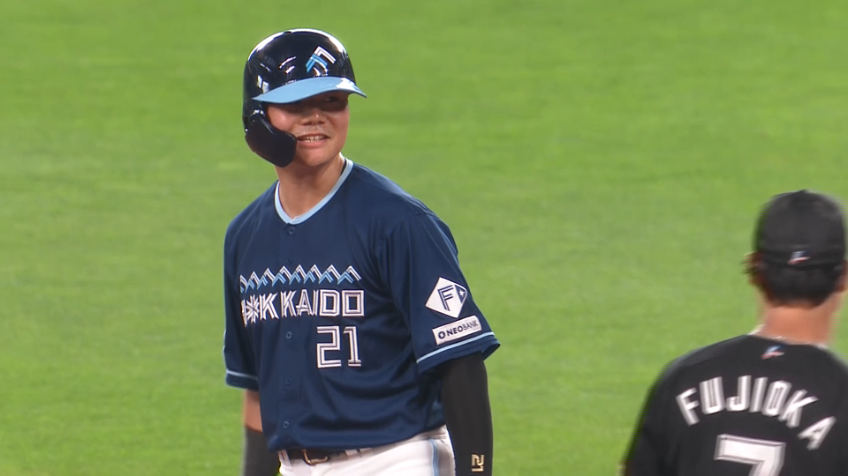 1回裏・F清宮幸太郎 今季5個目の盗塁を決めてチャンスメイク!!