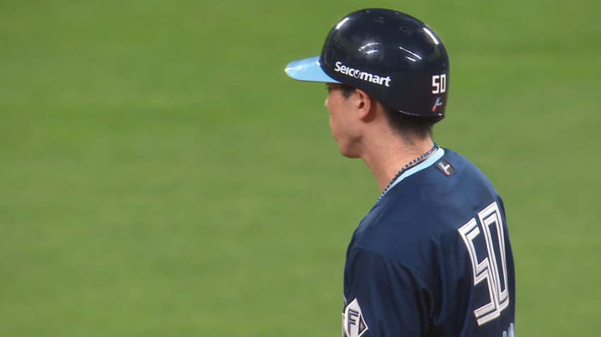 5回裏・F五十幡亮汰 盗塁成功でチャンスを広げる!!