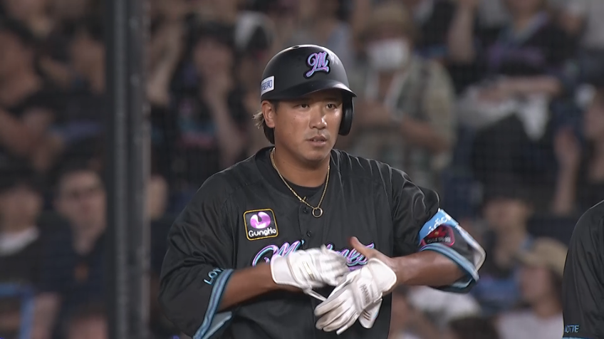 6回裏・M愛斗 ライト前へ落ちる今シーズン初ヒット!!