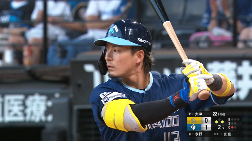 2回裏・F水野達稀 バースデーソングが流れる中スクイズに成功!!