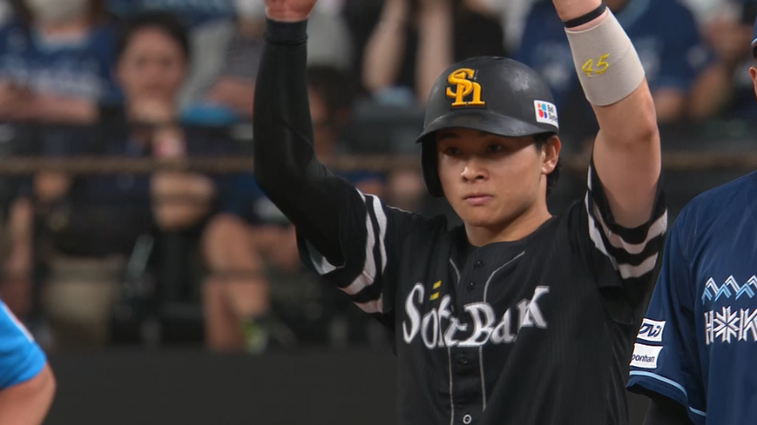 4回表・H谷川原健太 ライトへのタイムリーでこの回一挙3得点!!