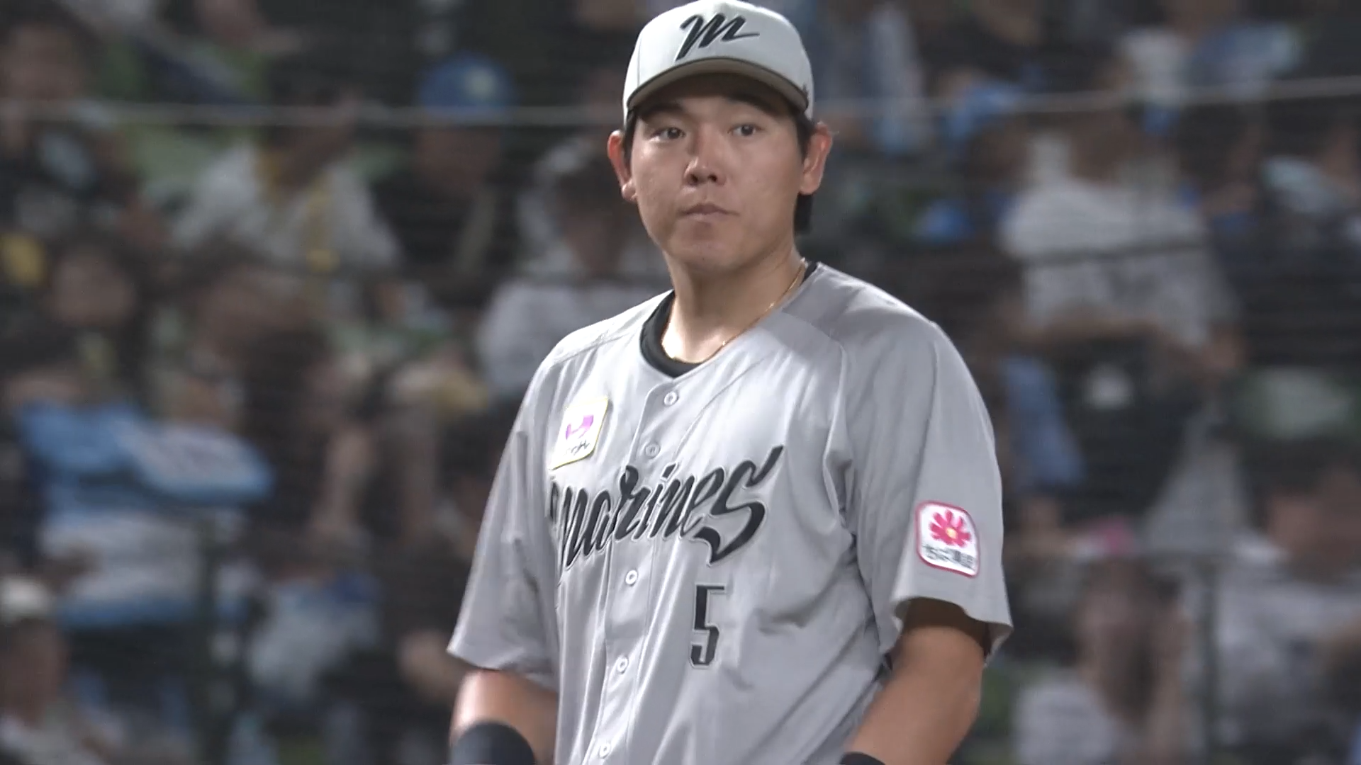 3回裏・M安田尚憲 痛烈な打球を見事なグラブ捌きで処理する好プレー!