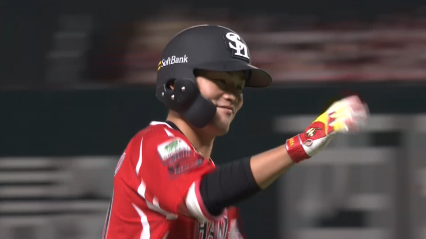 7回裏・H山本恵大 レフトポール際への今季第2号ソロホームラン!!