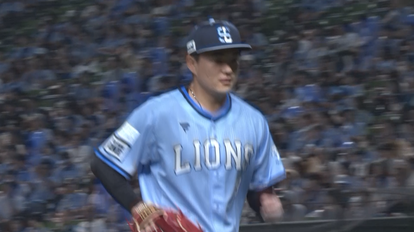 7回表・L佐々木健 最後は空振り三振!! 上位打線を3者凡退に抑える!!