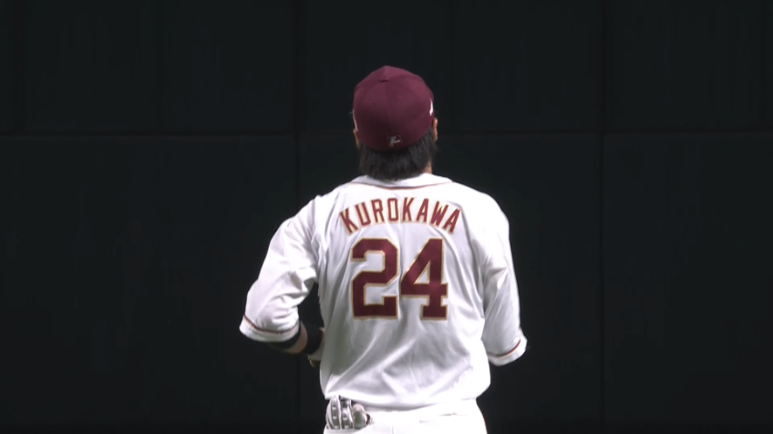 1回裏・E黒川史陽 痛烈な打球を身を挺して止め、アウトを奪う!!