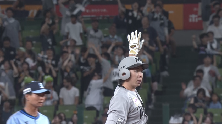 1回表・M寺地隆成 フェンス直撃の先制タイムリー2ベース!!