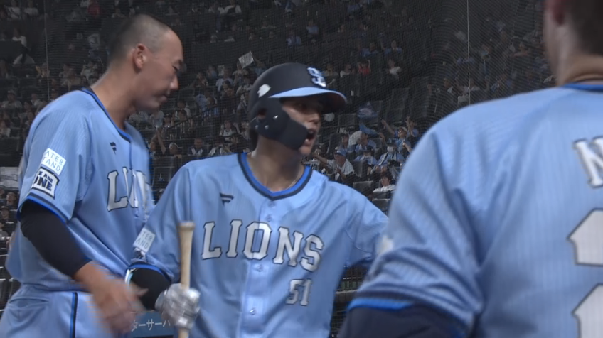 5回裏・L西川愛也 レフトへの犠牲フライで同点に追いつく!!