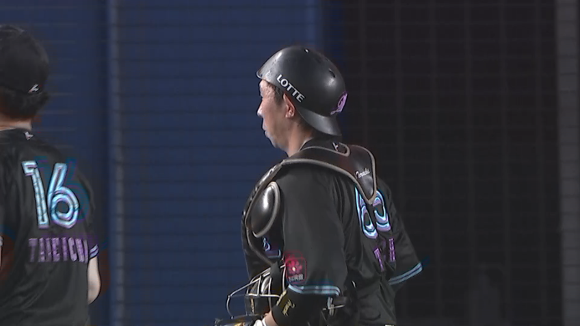 3回表・M寺地隆成 完璧な盗塁阻止で投手を助ける!!