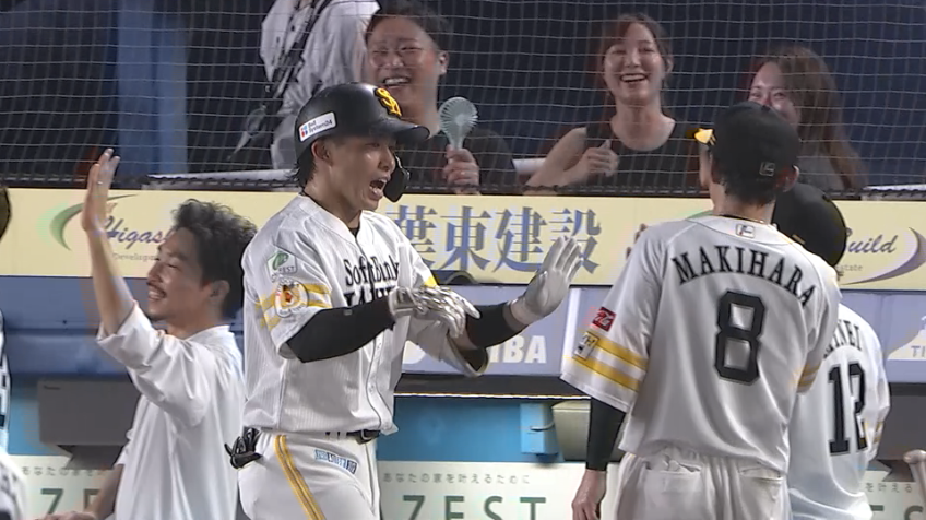 5回表・H野村勇 高めのストレートを捉えて今季第10号となるHRを放つ!