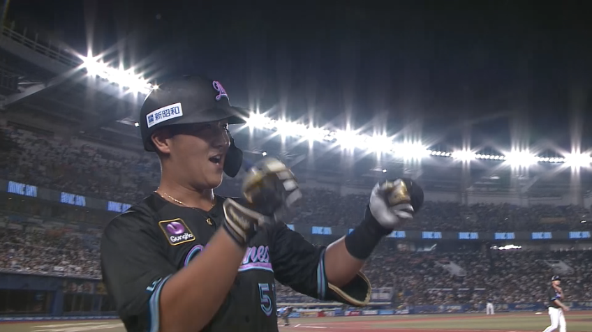 6回裏・M山口航輝 レフト方向へ2試合連続のHR!!