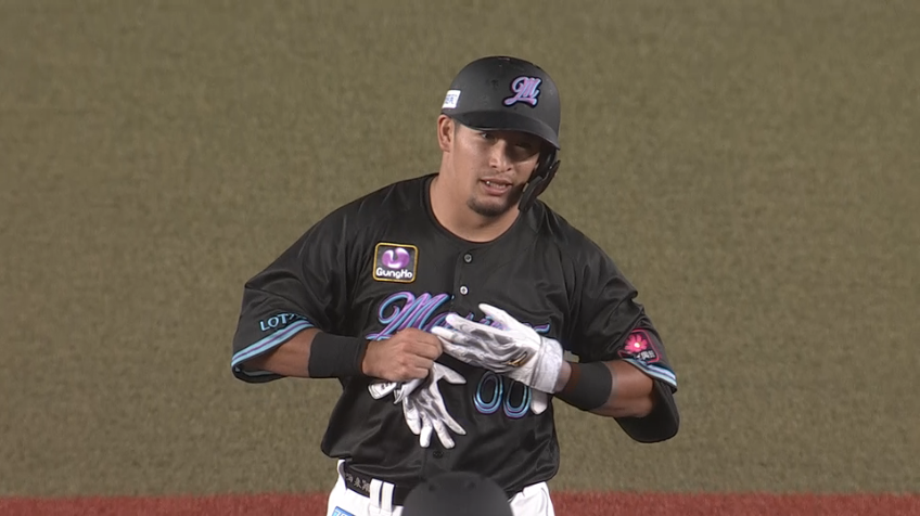 3回裏・M池田来翔 三塁線を破る先制タイムリー2ベースヒット!!