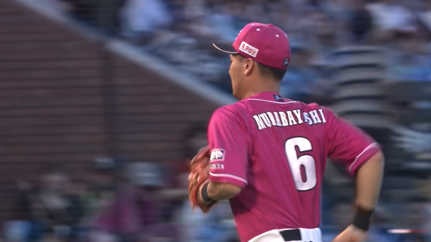 1回表・E村林一輝 瞬時の好判断でダブルプレーを奪う!!