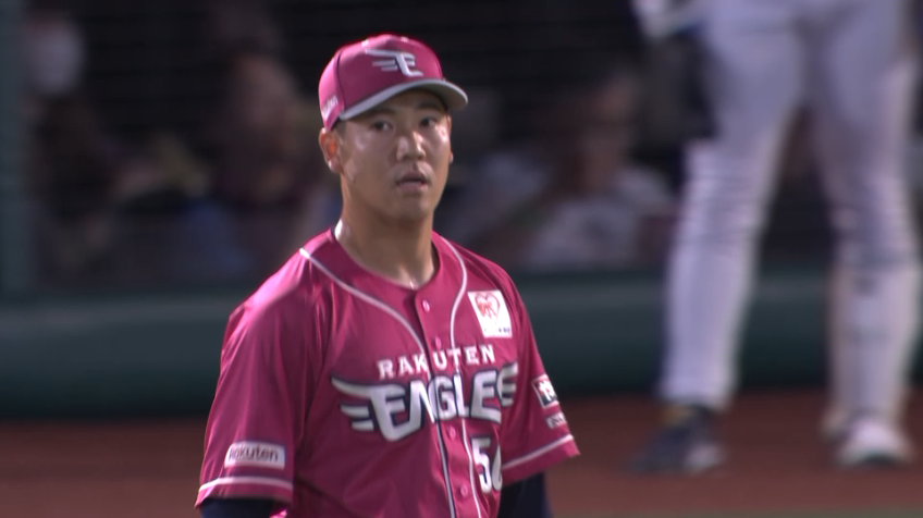 7回表・E鈴木翔天 牽制で1塁ランナーを誘い出しアウトに!!