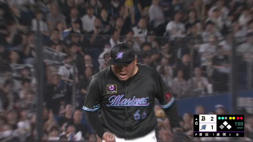 6回表・M澤田圭佑 ピンチで登板も、空振り三振を奪い火消し成功!!