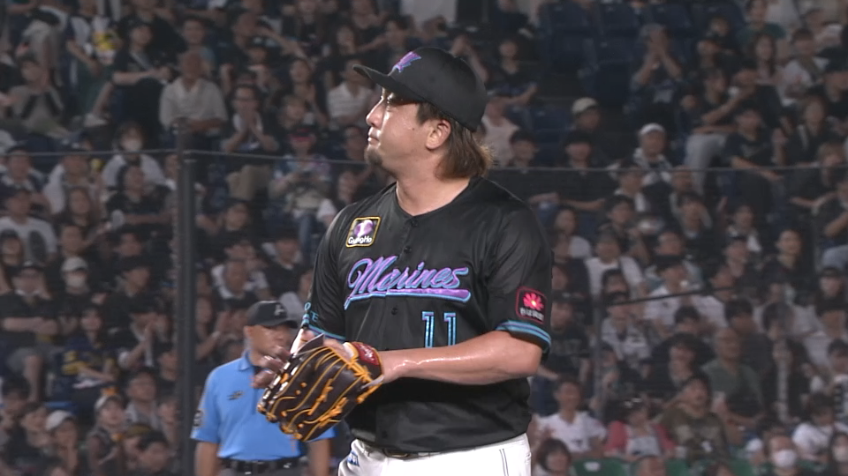 9回表・M澤村拓一 最後はストレートで打ち取りピンチを切り抜ける!!