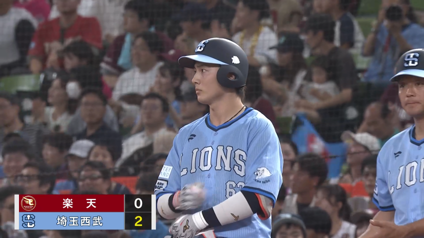 1回裏・L長谷川信哉 満塁のチャンスを活かすセンターへのタイムリー!!