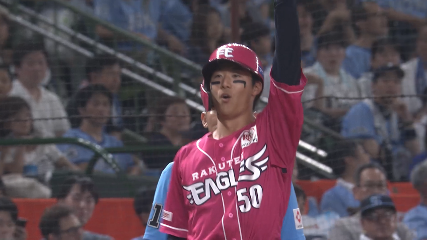 8回表・E武藤敦貴 打線が繋がる!! ライトへのタイムリー3ベースを放つ!!