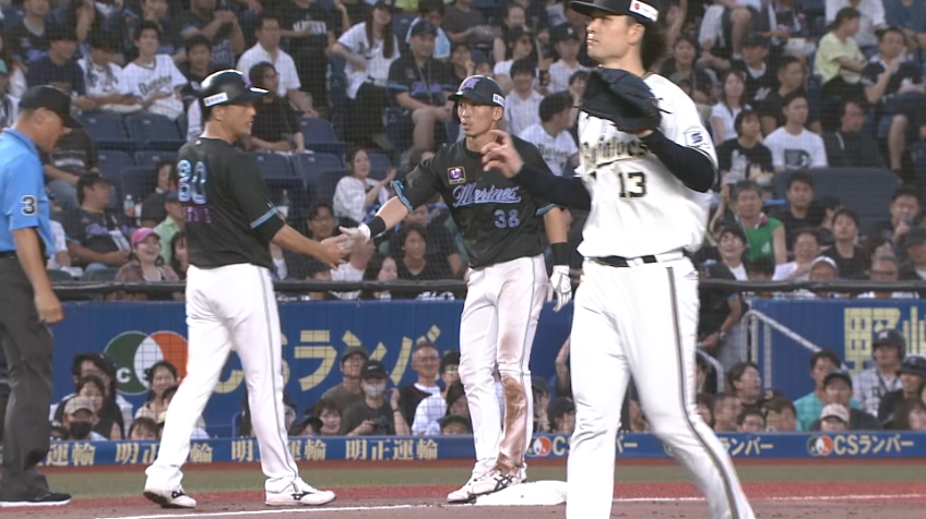 4回裏・M高部瑛斗 流石の俊足!! 二盗に続いて三盗も成功させる!!