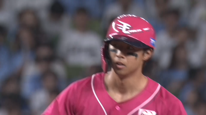 6回表・E武藤敦貴 ライト線へ勝ち越しのタイムリー2ベース!!