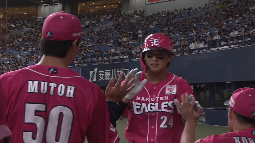 1回表・E黒川史陽 ライトへの犠牲フライを放ち先制!!