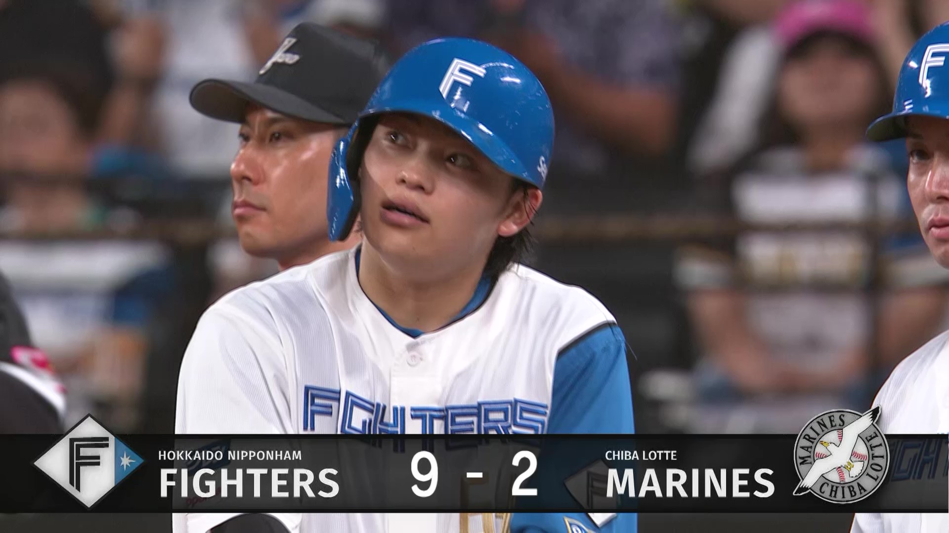 7回裏・F田宮裕涼 レフトの前に落ちるタイムリーヒット!!