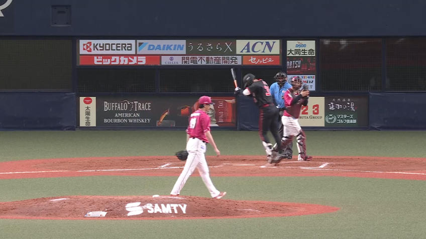 8回裏・E西垣雅矢 ピンチで登板も素晴らしい投球で火消し成功!!