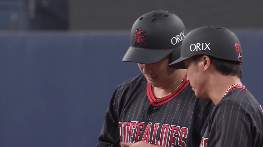 1回裏・B杉本裕太郎 三遊間を抜ける先制のタイムリーヒット!!