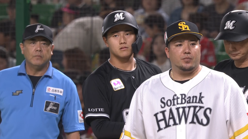 1回表・M西川史礁 センターへのタイムリーヒットで先制!!