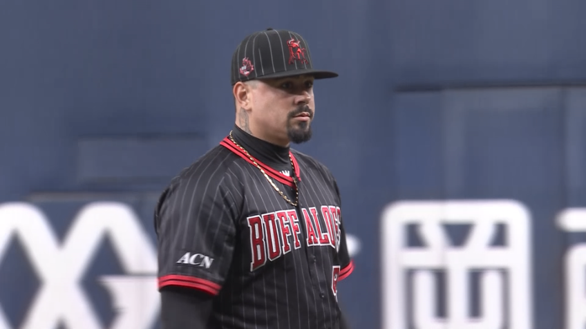 9回表・Bマチャド 三者凡退!! 最後は空振り三振を奪う好リリーフ!!