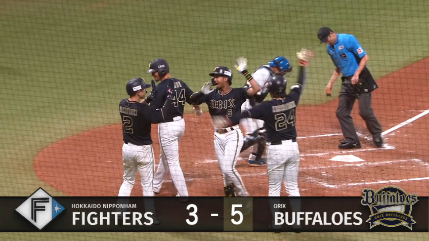 5回表・B宗佑磨 完璧に捉えライトスタンドへの逆転満塁ホームラン!!