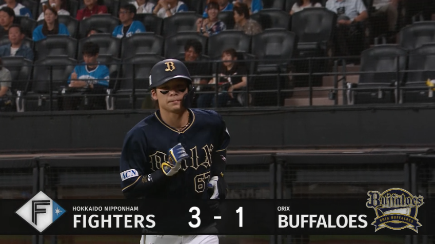 5回表・B中川圭太 2試合連発となるライトへの第10号ソロホームランで反撃!!