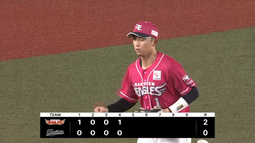 4回裏・E宗山塁 センター前に抜けそうな打球をアウトにする!!