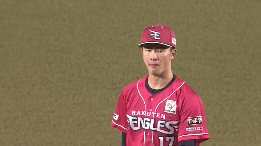 6回裏・E古謝樹 不意を突く牽制で1塁ランナーをアウトにする!!